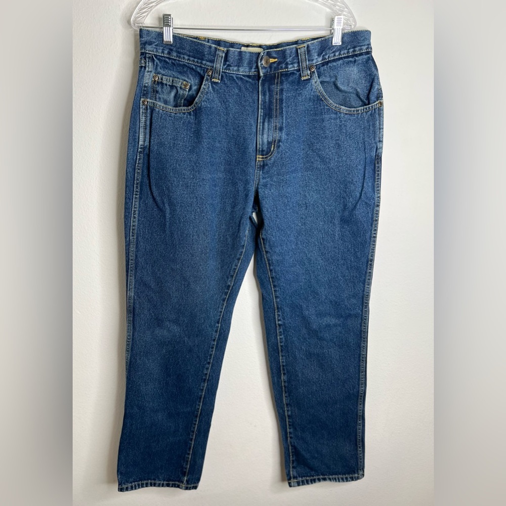 Redhead Mens Jeans Relaxed Fit Size 36X34 Blue Straight Legs